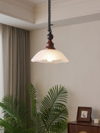 Monet Artistic Glass Pendant - Modern Impressionist Hanging Lamp for Dining Room & Bedroom