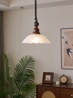 Monet Artistic Glass Pendant - Modern Impressionist Hanging Lamp for Dining Room & Bedroom