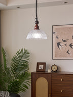 Monet Artistic Glass Pendant - Modern Impressionist Hanging Lamp for Dining Room & Bedroom