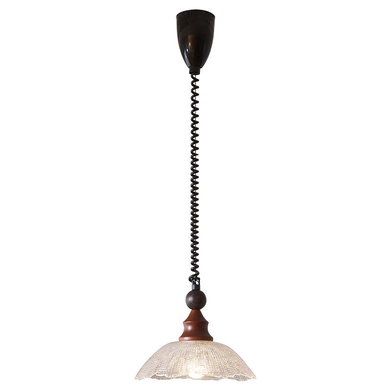 Monet Artistic Glass Pendant - Modern Impressionist Hanging Lamp for Dining Room & Bedroom