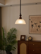 Monet Artistic Glass Pendant - Modern Impressionist Hanging Lamp for Dining Room & Bedroom