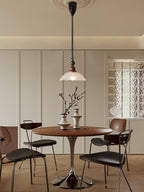 Monet Artistic Glass Pendant - Modern Impressionist Hanging Lamp for Dining Room & Bedroom