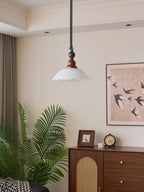 Monet Artistic Glass Pendant - Modern Impressionist Hanging Lamp for Dining Room & Bedroom