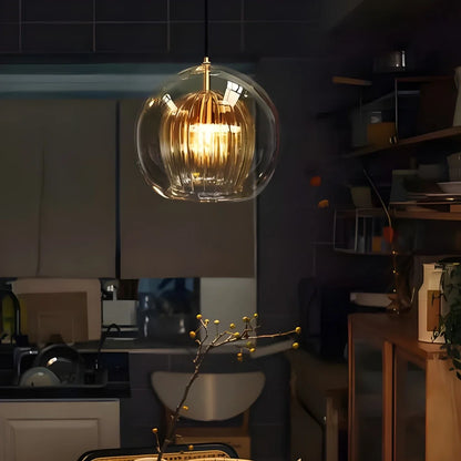 Nuvlight Nordic Glass Globe Pendant Light