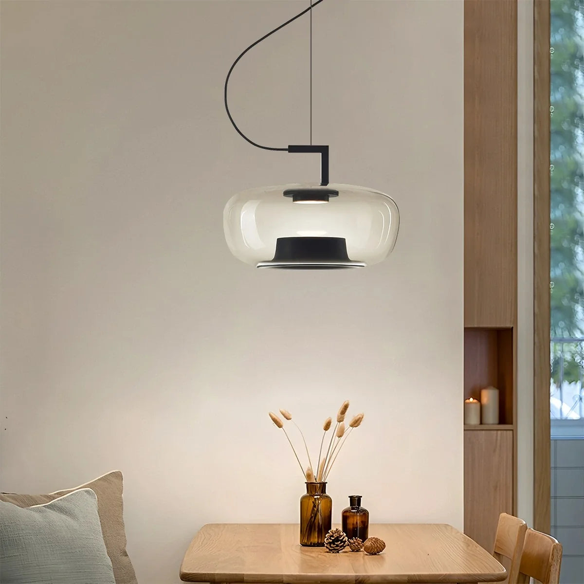 Nuvlight Nordic Minimalist Glass Pendant Light