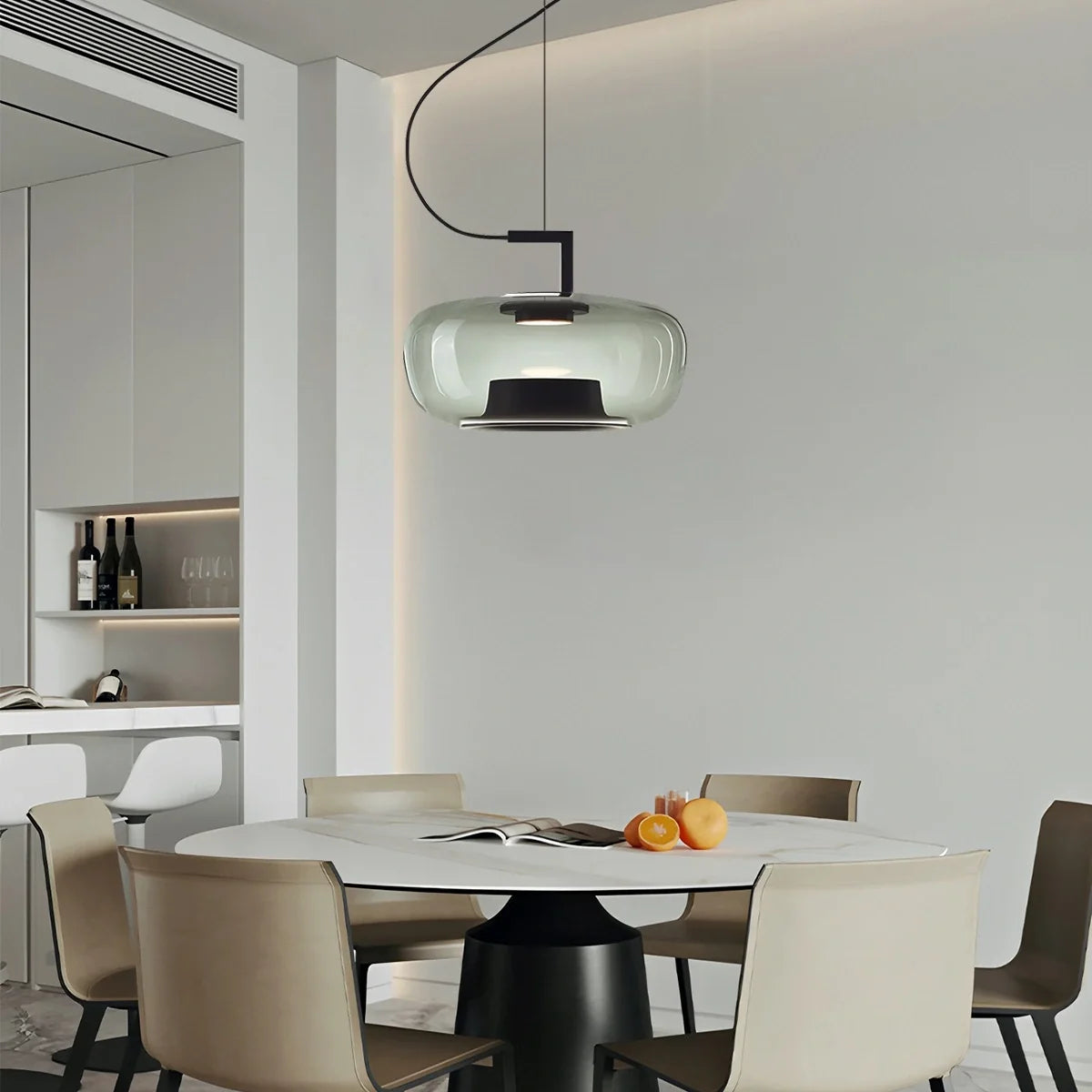 Nuvlight Nordic Minimalist Glass Pendant Light