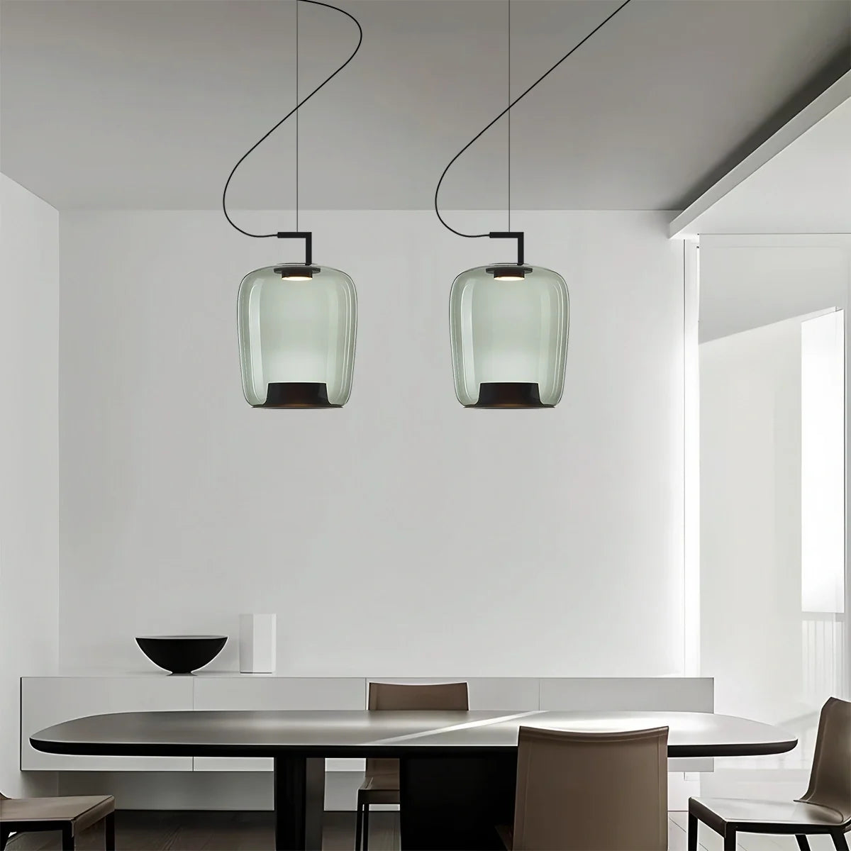 Nuvlight Nordic Minimalist Glass Pendant Light