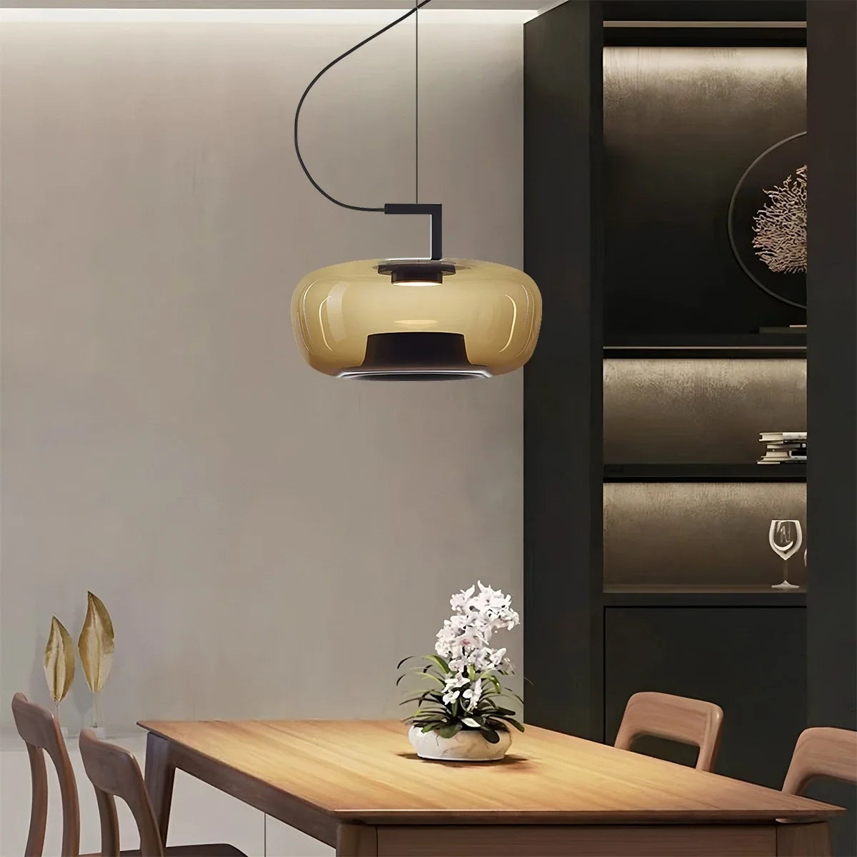 Nuvlight Nordic Minimalist Glass Pendant Light