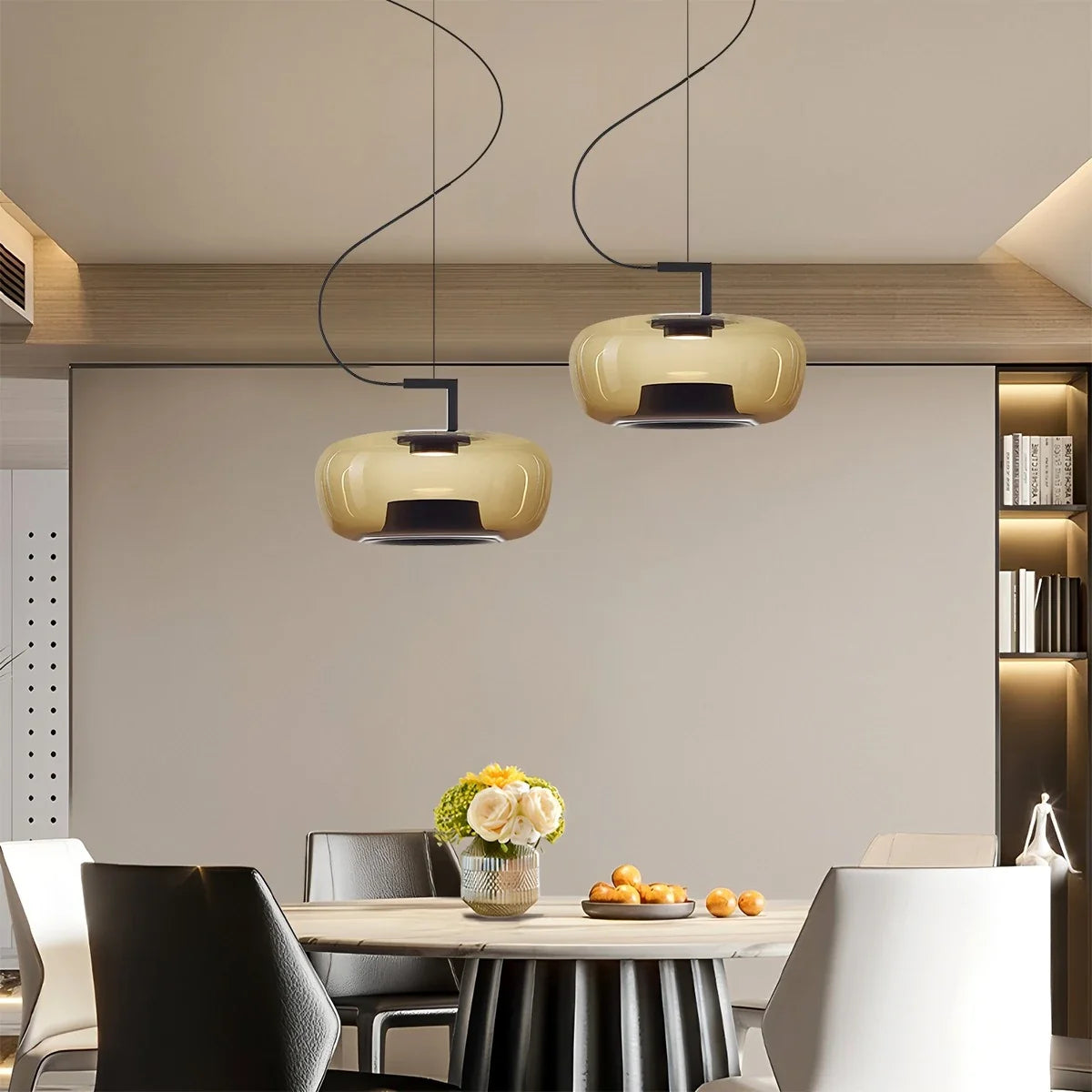 Nuvlight Nordic Minimalist Glass Pendant Light