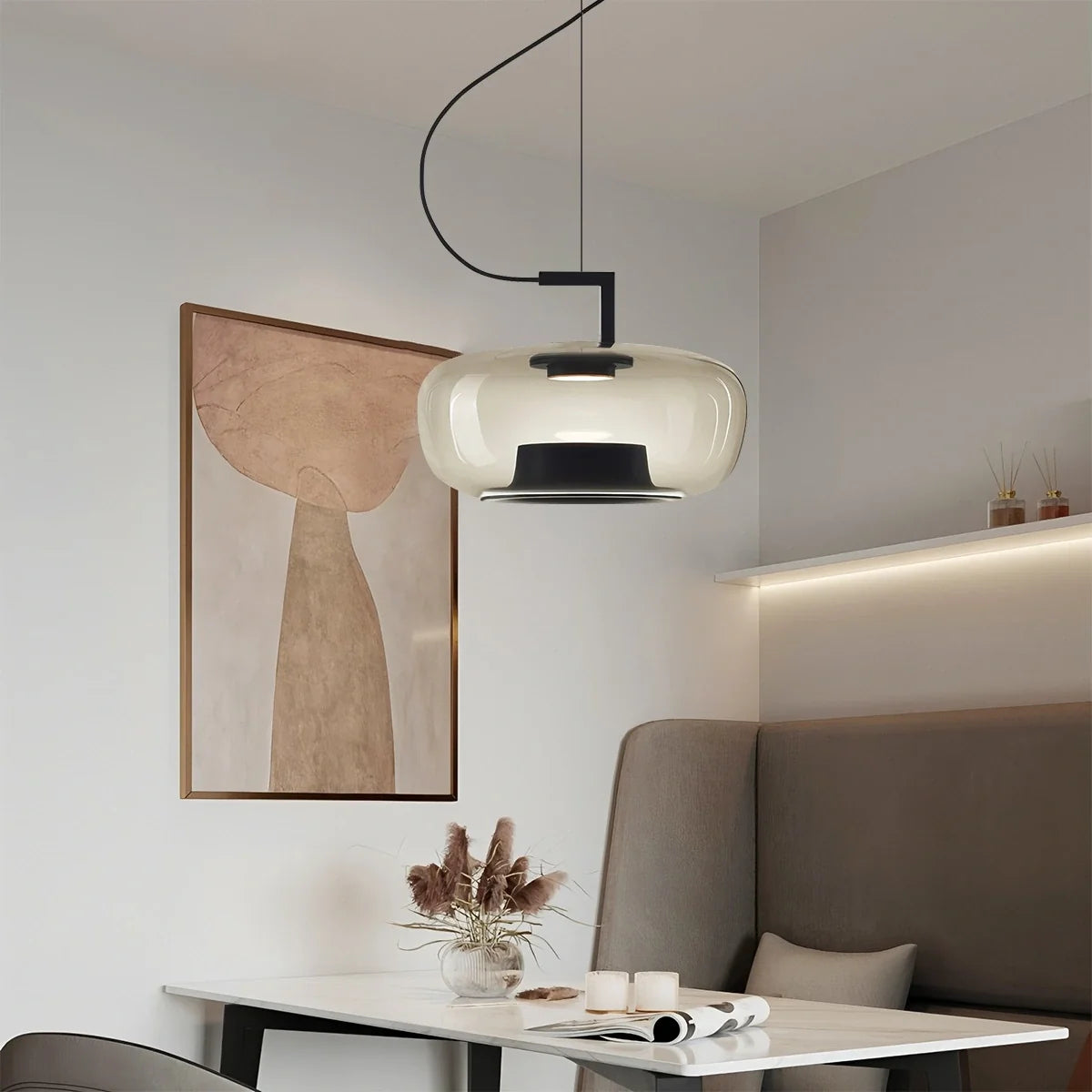 Nuvlight Nordic Minimalist Glass Pendant Light
