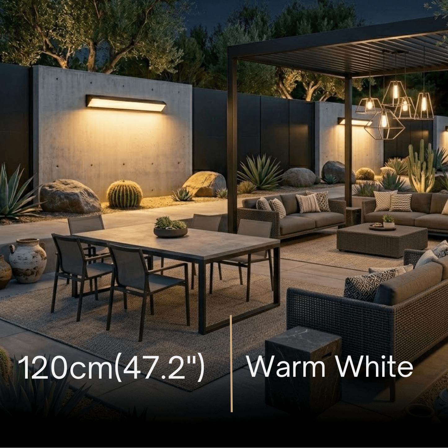 Arcato Minimalist Outdoor Wall Lamp - Light for Courtyard