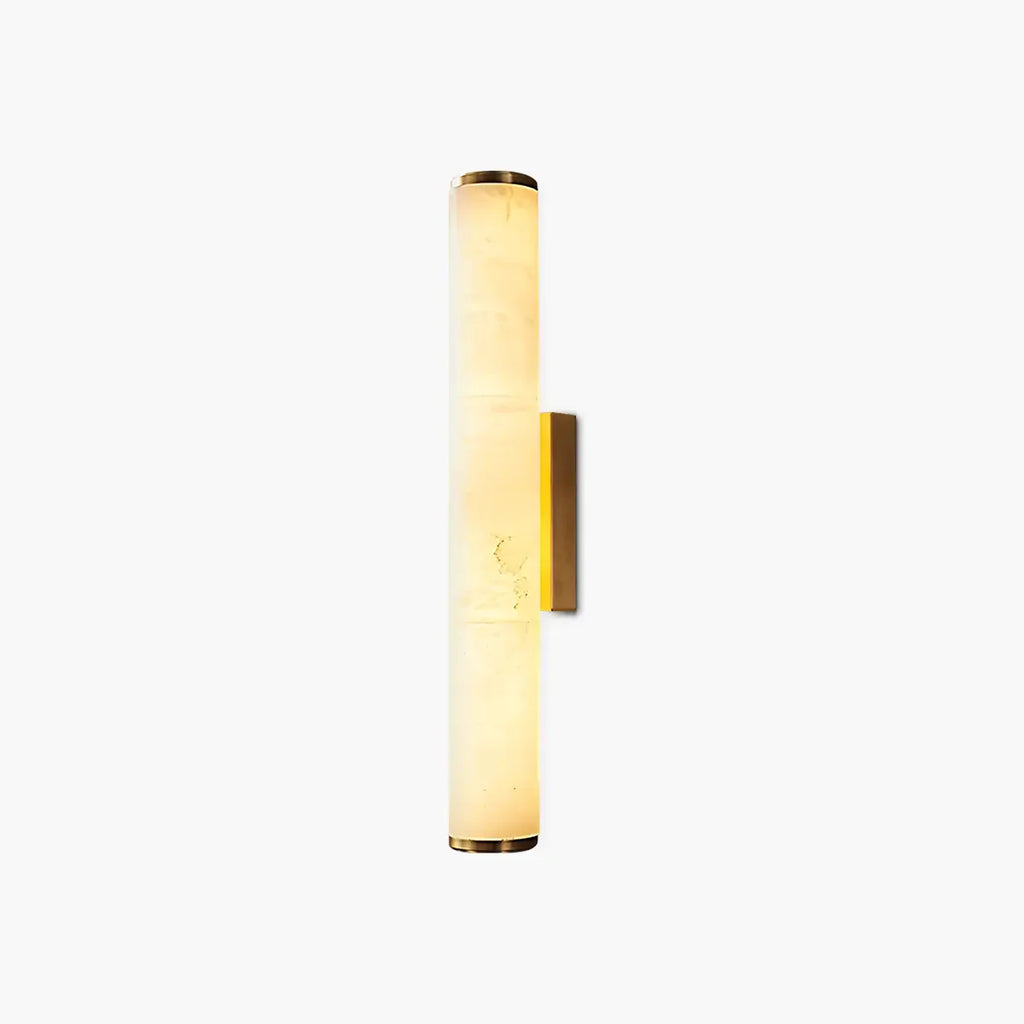 NuvlightModern Cylindrical Spanish Alabaster Wall Sconce