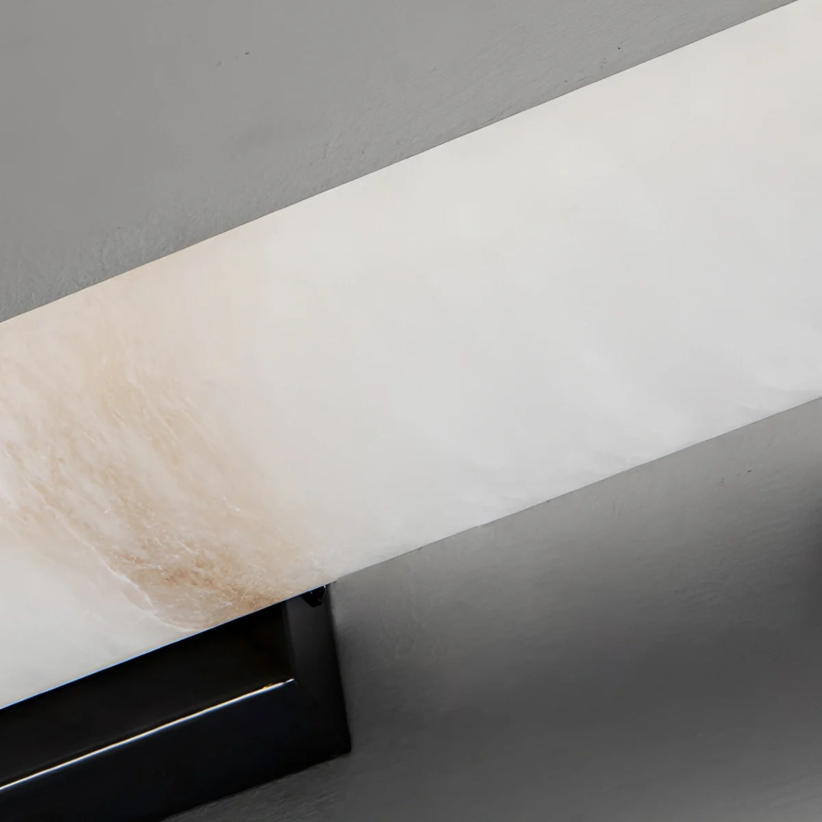 Modern Spanish Alabaster Sconce - Luxury Cylindrical Natural Stone Wall Light for Hallway & Bedroom