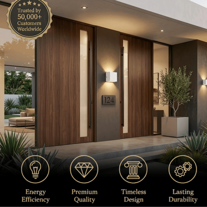 Arcato Modern Outdoor Wall Light - Metal Design in Black/White/Grey for Corridor