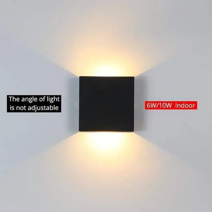 Arcato Modern Outdoor Wall Light - Metal Design in Black/White/Grey for Corridor