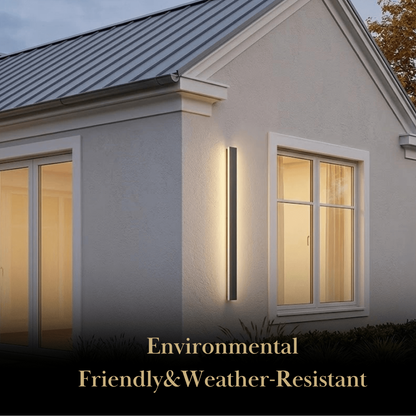 Arcato Minimalist Wall Lamp – Waterproof Linear for Outdoor