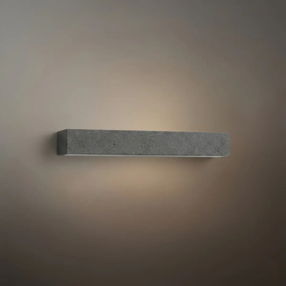 Arcato Modern LED Wall Light - Gray/White Cement Rectangular for Bedroom/Outdoor