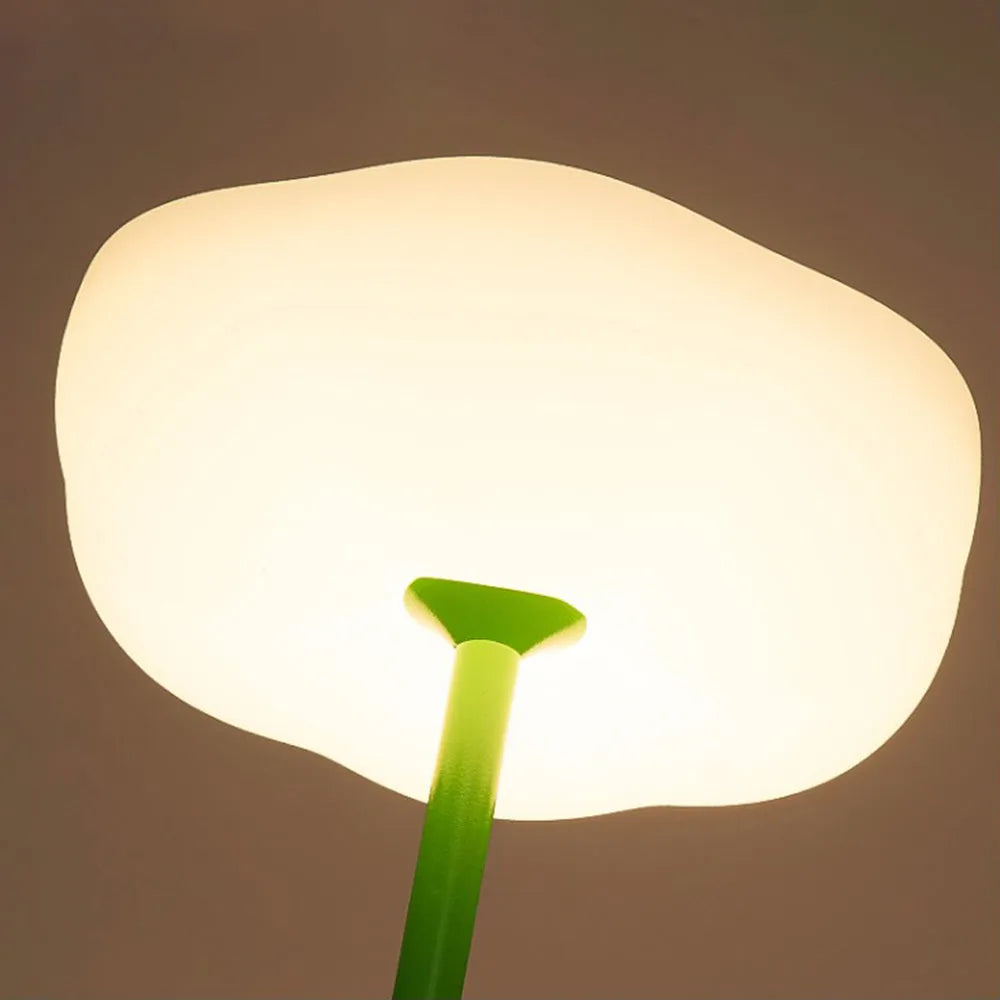 Irondale Modern Outdoor Floor Lamp - Black Metal & Acrylic Bowled Design for Courtyard