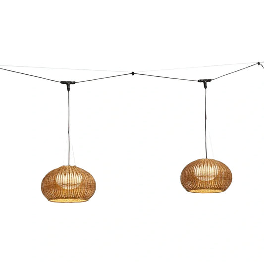 Nuvlight- Bamboo Acrylic Lantern Garden