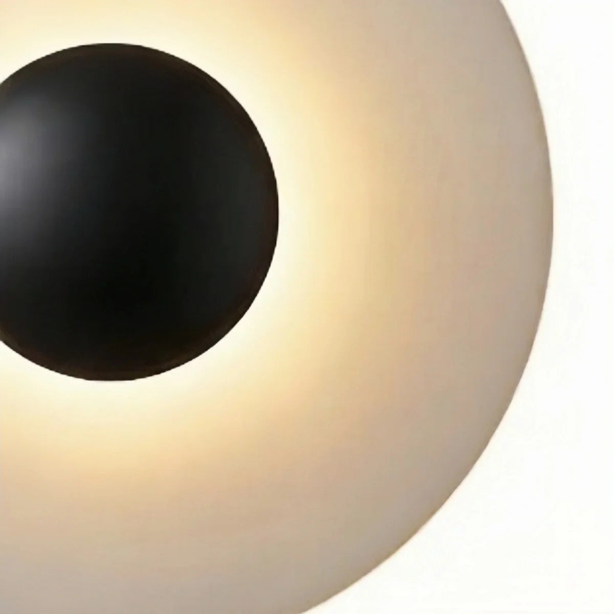 Irondale Vintage Outdoor Wall Lamp - Black/White Round Metal Design for Garden & Patio