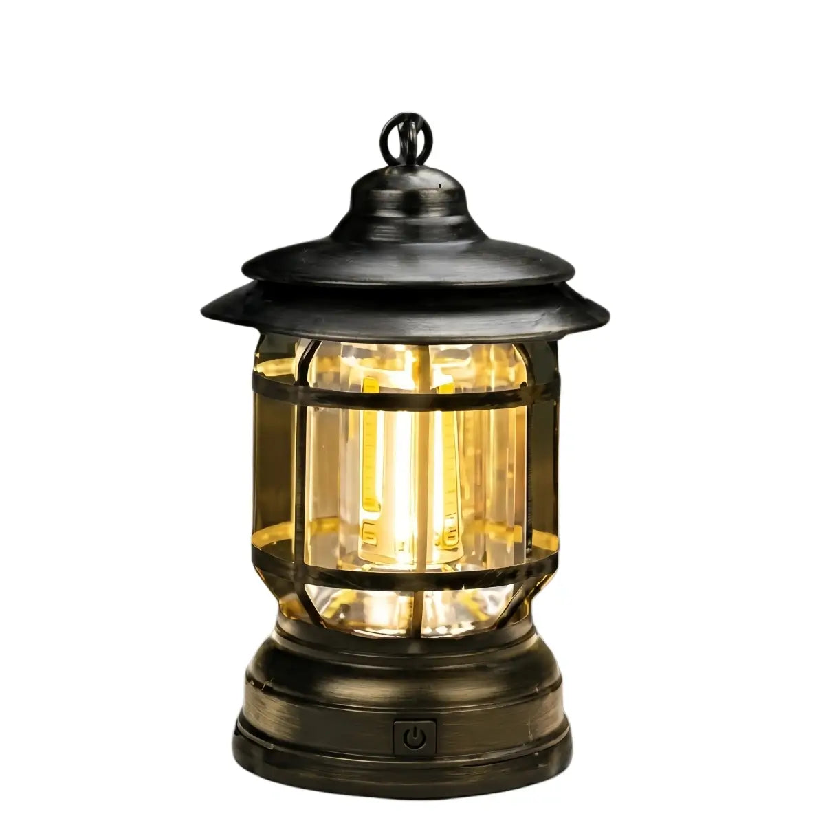 Irondale Vintage Outdoor Pathway Lights - Black/White Acrylic Resin Lantern for Terrace