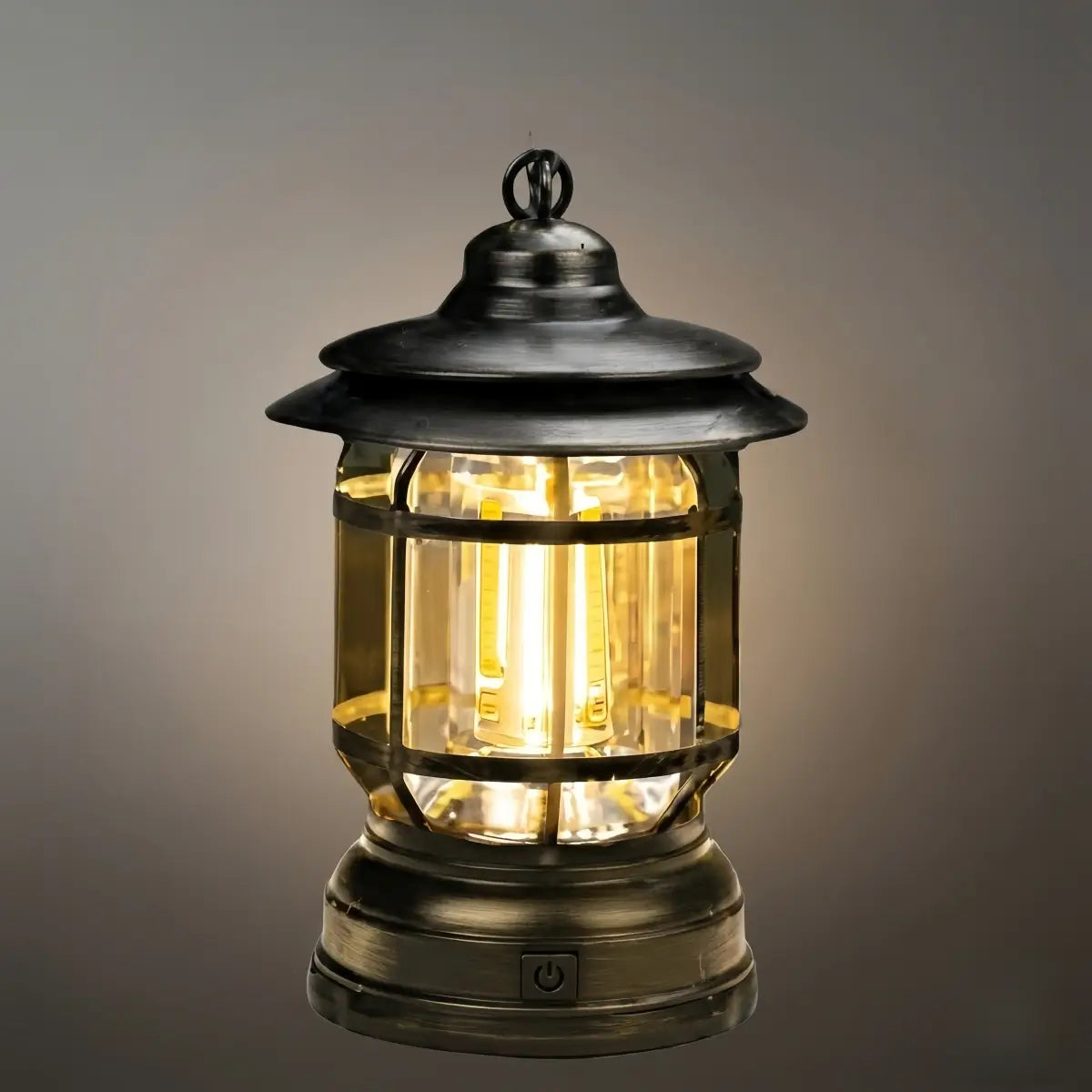 Irondale Vintage Outdoor Pathway Lights - Black/White Acrylic Resin Lantern for Terrace