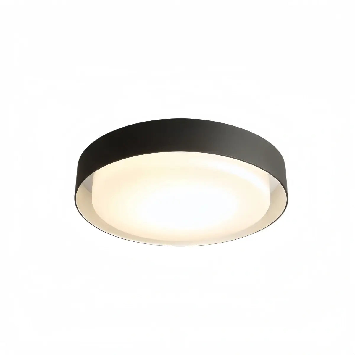 Embrace Modern Black Outdoor Ceiling Lights Metal Acrylic Round Outdoor