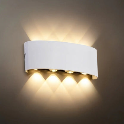 Nuvlight Modern Outdoor Wall Lamp - Black