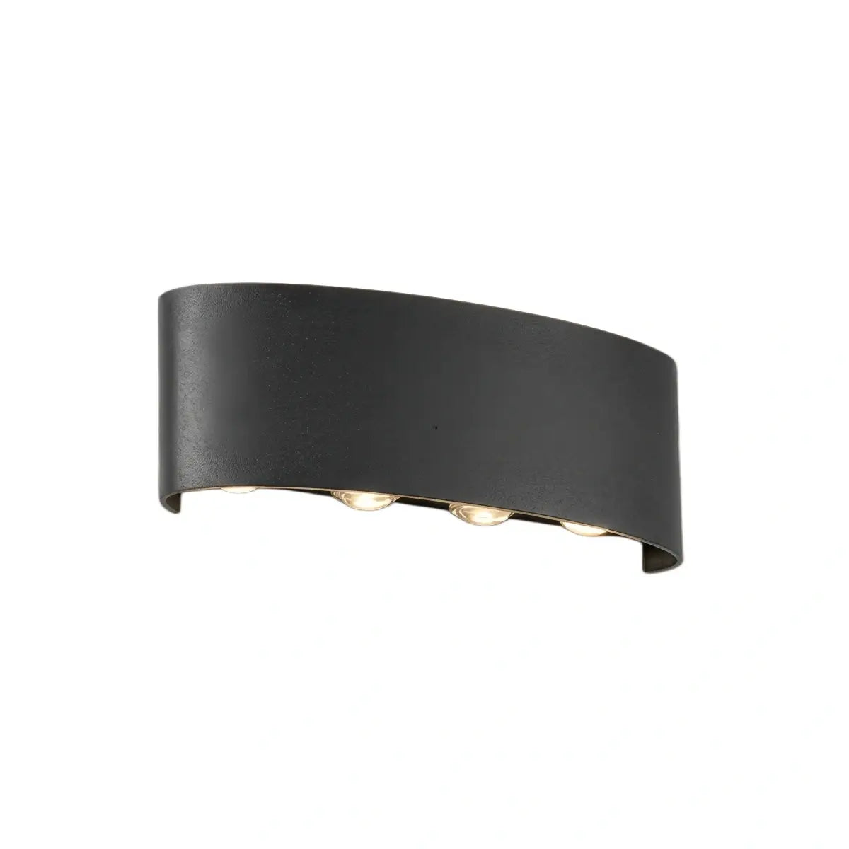 Arcato Modern Outdoor Wall Lamp - Black/White Metal Design for Corridor & Garden