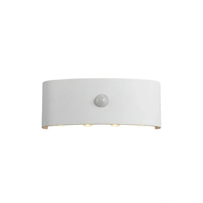 Arcato Modern Outdoor Wall Lamp - Black/White Metal Design for Corridor & Garden