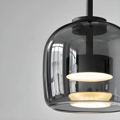 Nuvlightclear glass pendant lights for kitchen island