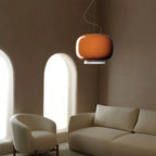 Modern Tinted Glass Lantern - Artistic Colored Pendant Light for Kitchen Island & Bar