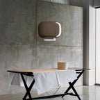 Modern Tinted Glass Lantern - Artistic Colored Pendant Light for Kitchen Island & Bar