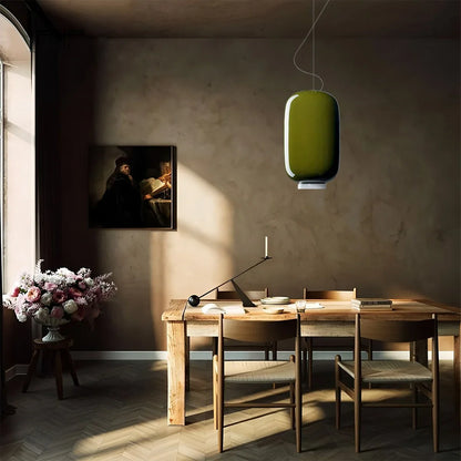 Tinted Glass Pendant Light for Kitchen Island