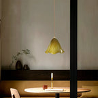 Tiffany Style Floral Pendant Light - Hand-Crafted Stained Glass Flower Hanging Lamp for Dining & Bedroom