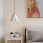 Tiffany Style Floral Pendant Light - Hand-Crafted Stained Glass Flower Hanging Lamp for Dining & Bedroom