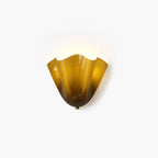 NuvlightVintage Flower Colored Glass Wall Lamp