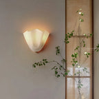 Vintage Flower Sconce - Tiffany Style Floral Colored Glass Wall Lamp for Bedside & Vanity
