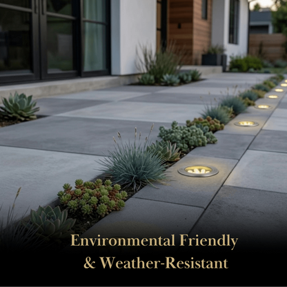 Irondale Minimalist Column Deck Step Light – Black Metal/Glass for Outdoor