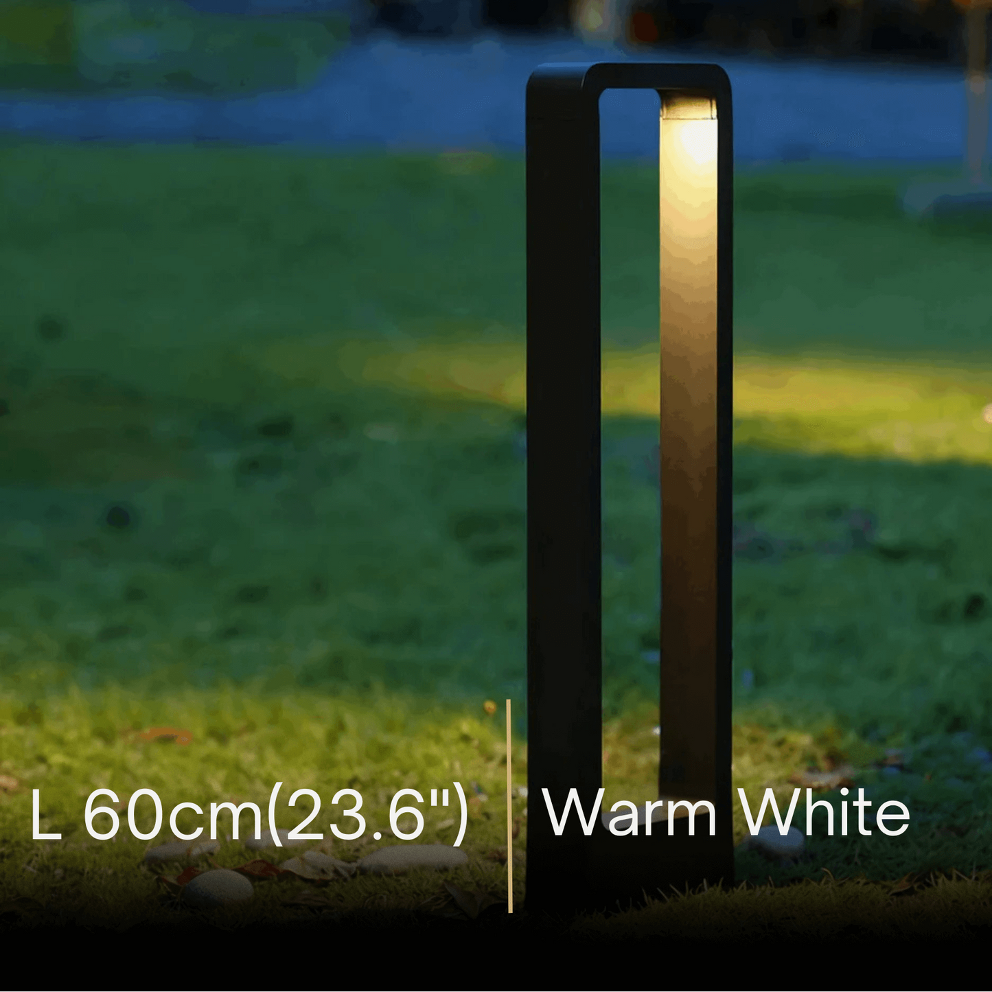 Arcato Modern Black Metal LED Path Light – Outdoor Garden Lighting