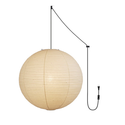 Nuvlight Akari A Pendant Swag Light (black plug wire)
