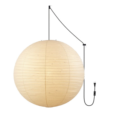 Nuvlight Akari A Pendant Swag Light (black plug wire)