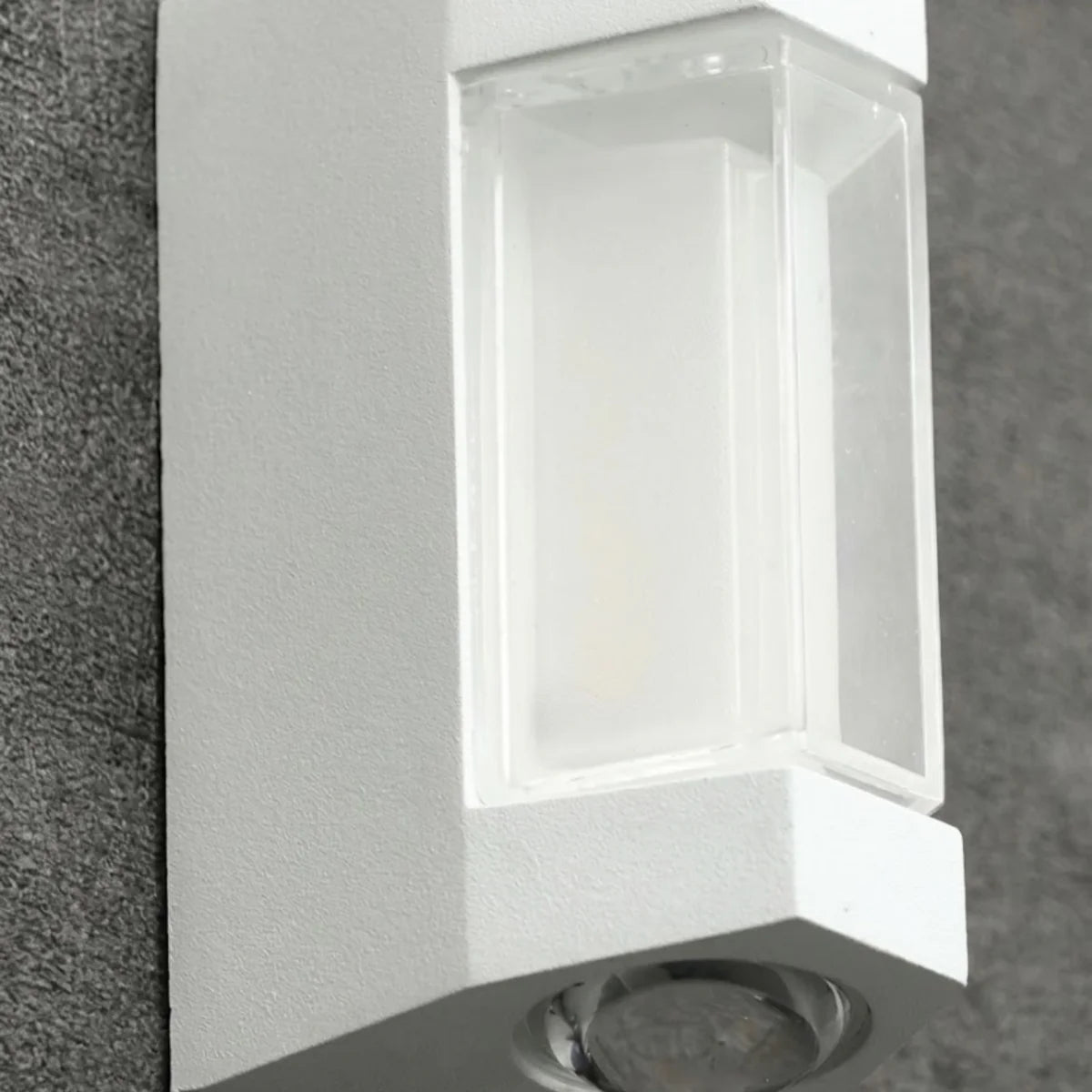 Arcato Nordic Outdoor Wall Lamp – White/Black Acrylic Light for Courtyard/Patio