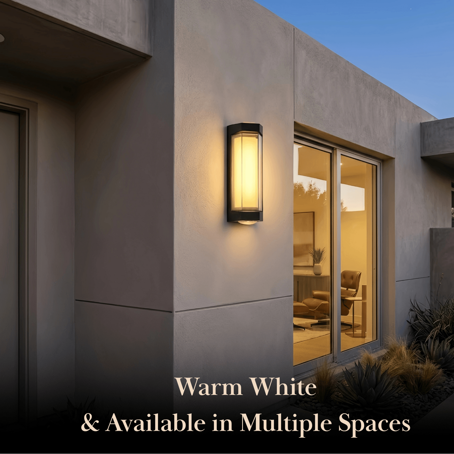 Arcato Nordic Outdoor Wall Lamp – White/Black Acrylic Light for Courtyard/Patio