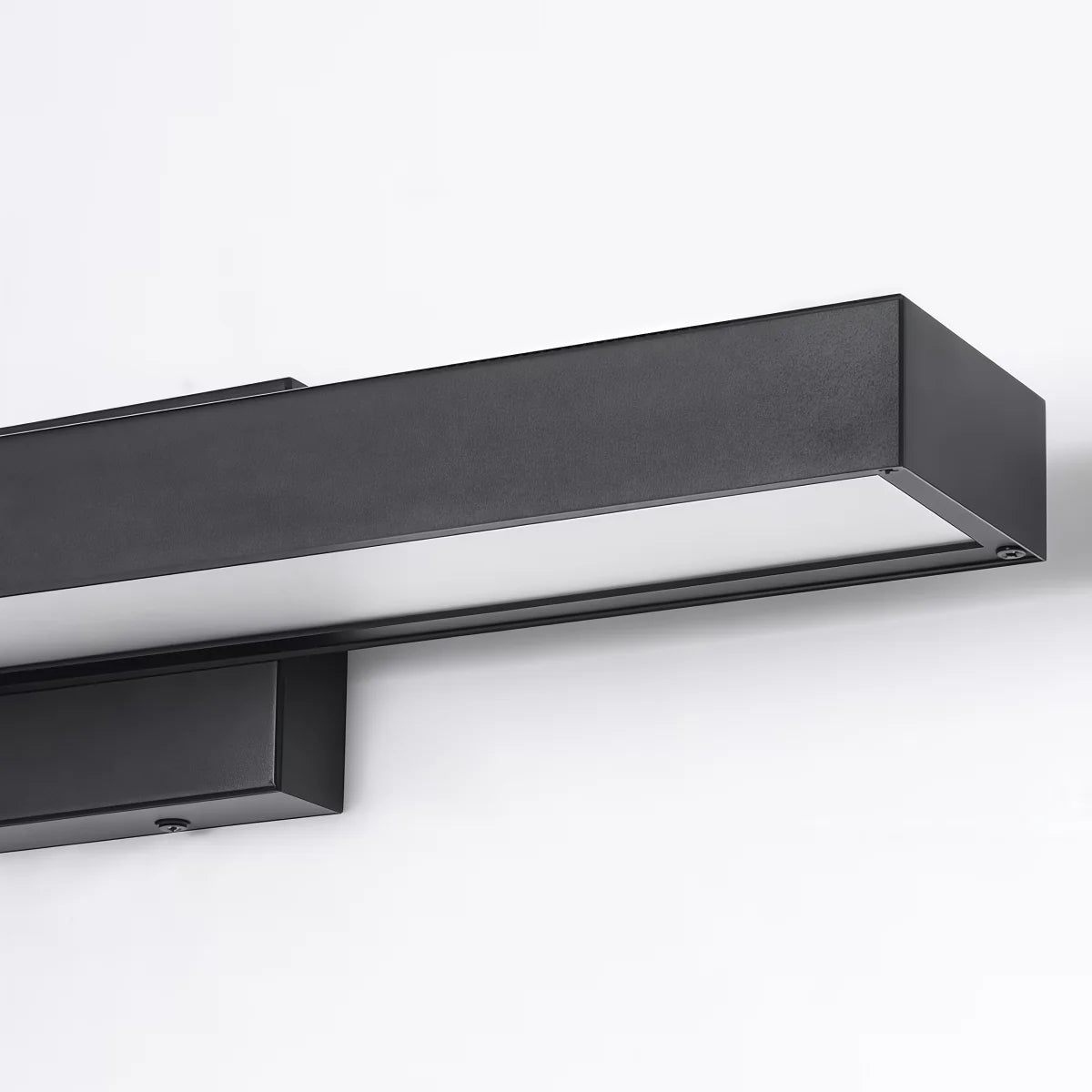 Arcato Minimalist Rectangle Black Wall Lamp-Waterproof for Outdoor
