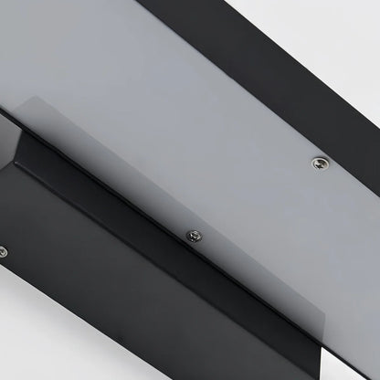 Arcato Minimalist Rectangle Black Wall Lamp-Waterproof for Outdoor