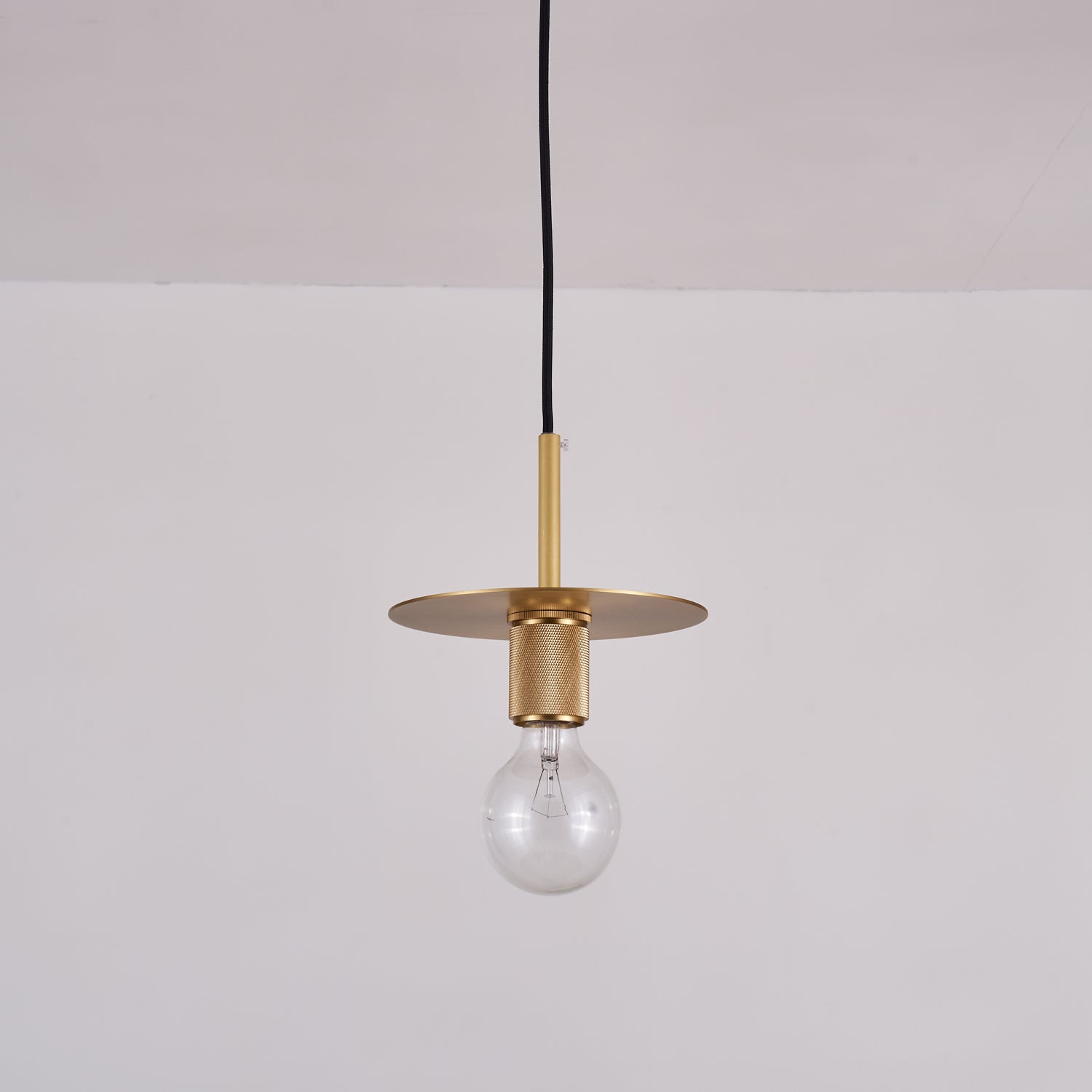 Modern Brass Pendant Light - Mini Glass Hanging Lamp for Kitchen Island