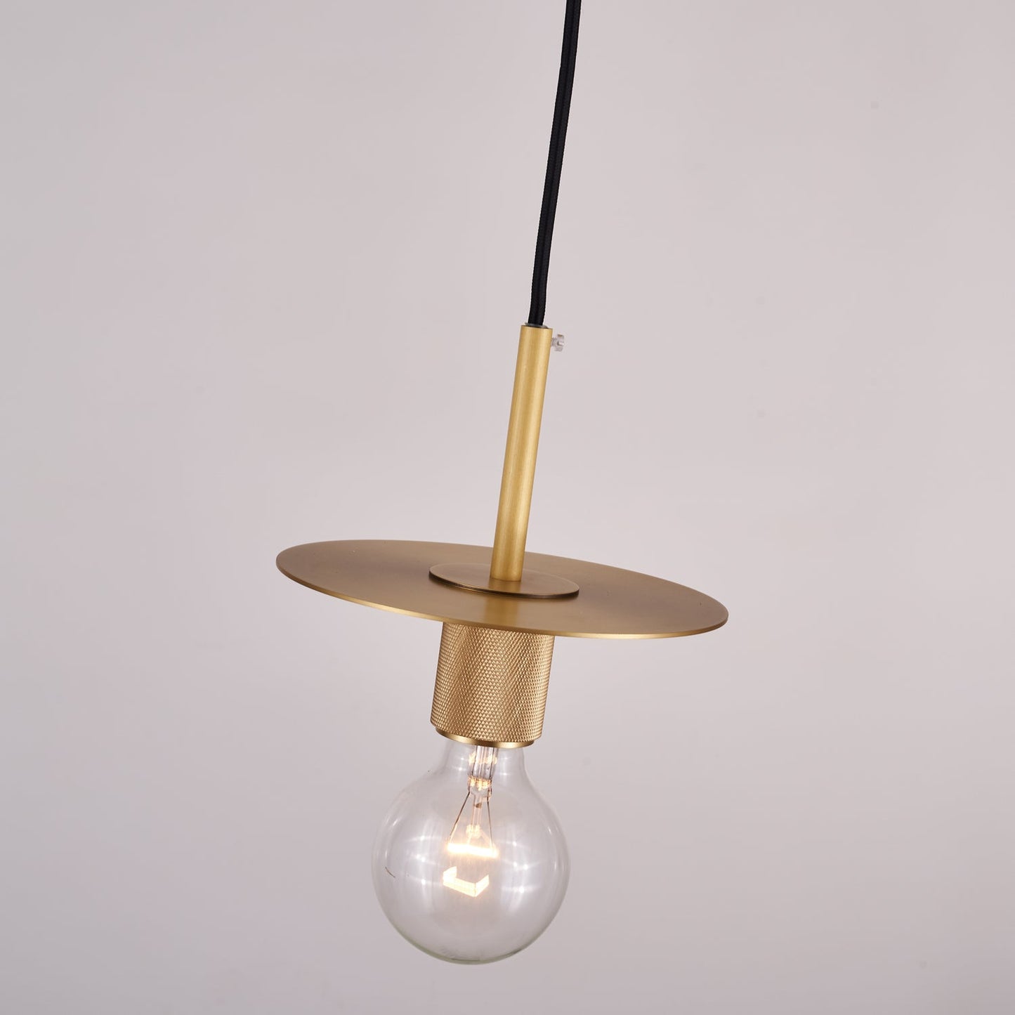 Brass Glass Pendant Light for Kitchen Island