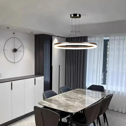 LED Ring Pendant Light for Living Room