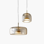 Nuvlight Modern Glass Pendant Light for Dining Room